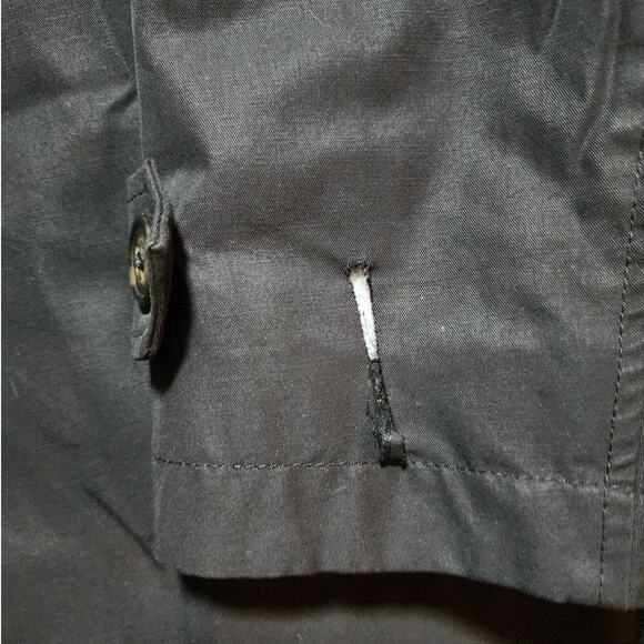 Lauren Ralph Lauren Trench Coat Women's Size 42L Preppy Timeless Water Repellent - Picture 12 of 12